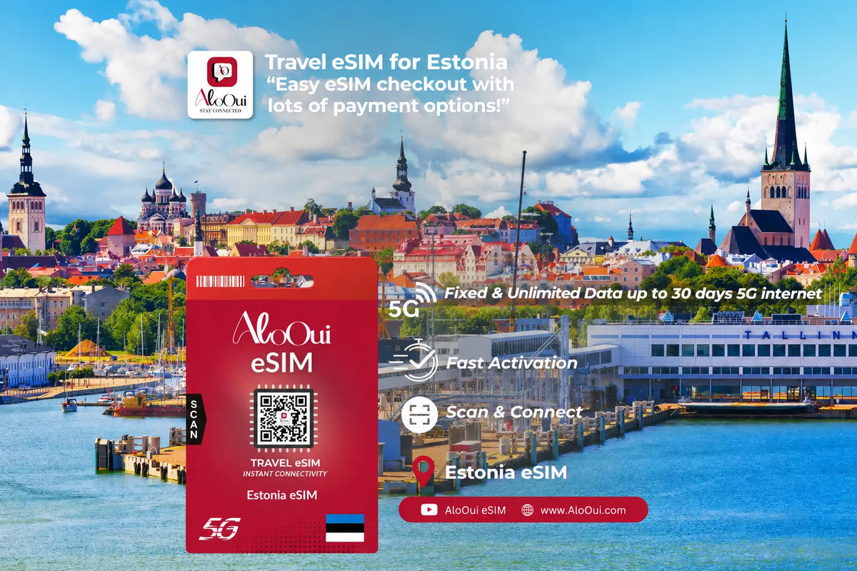 Estonia Unlimited Premium eSIM 30GB for 5 days