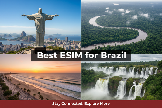 Best eSIM for Brazil travel — AloOui eSIM plans for Rio de Janeiro, São Paulo, Amazon — instant QR delivery, no SIM swap, buy eSIM online - AloOui eSIM