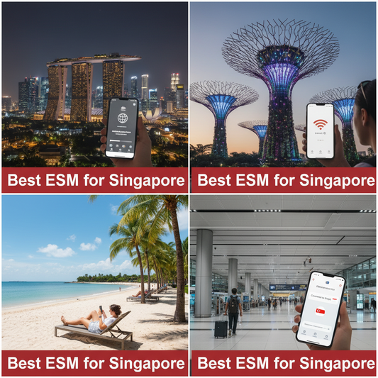 Best eSIM for Singapore 2026 — AloOui travel data plans for Marina Bay, Sentosa, Changi Airport and the Lion City - AloOui eSIM