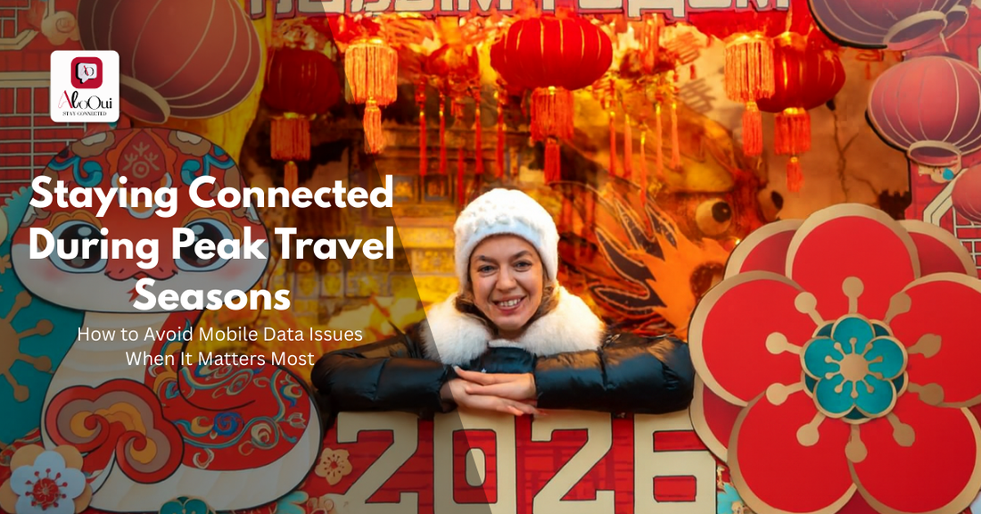 Staying connected during peak travel seasons with AloOui eSIM — no roaming, instant activation - AloOui eSIM