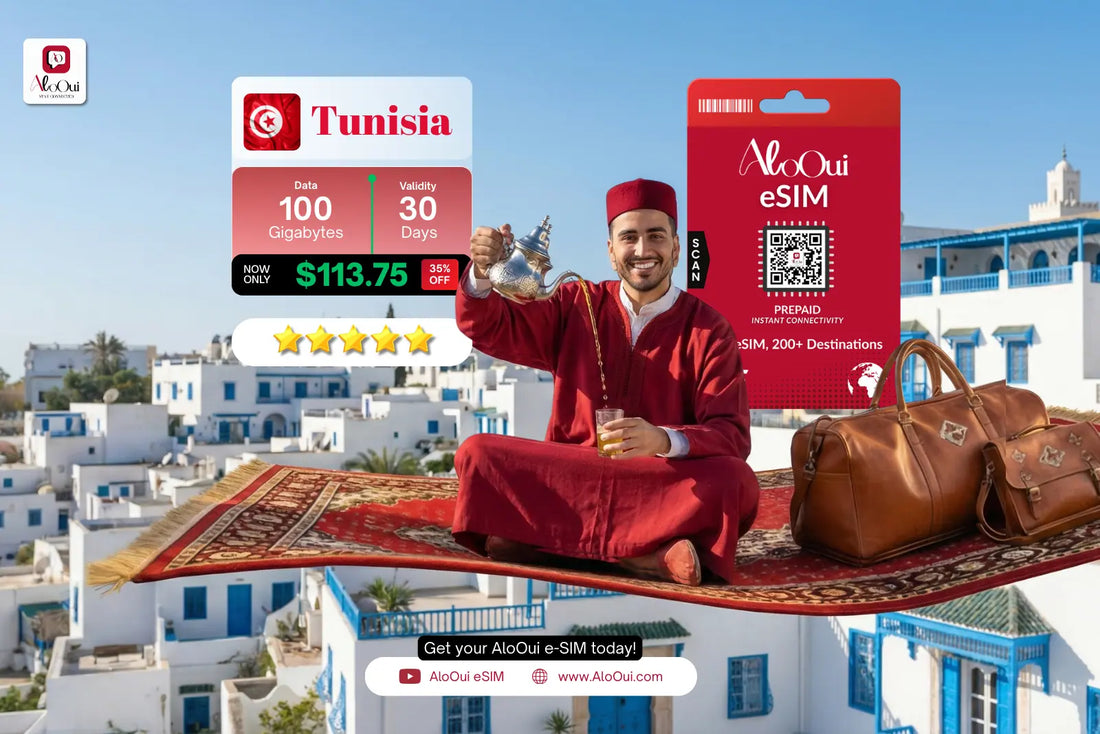 Best Unlimited eSIM for Tunisia — AloOui - AloOui eSIM