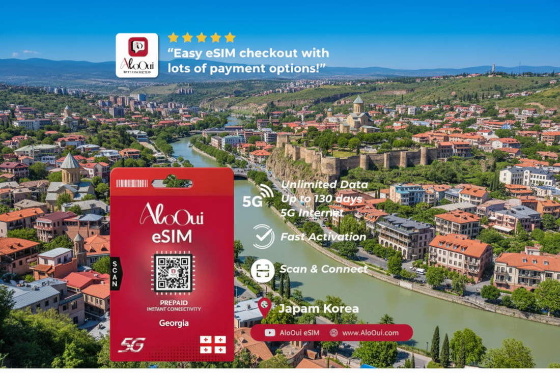 Best Unlimited eSIM for Georgia — Lite vs Essential vs Plus Comparison - AloOui eSIM