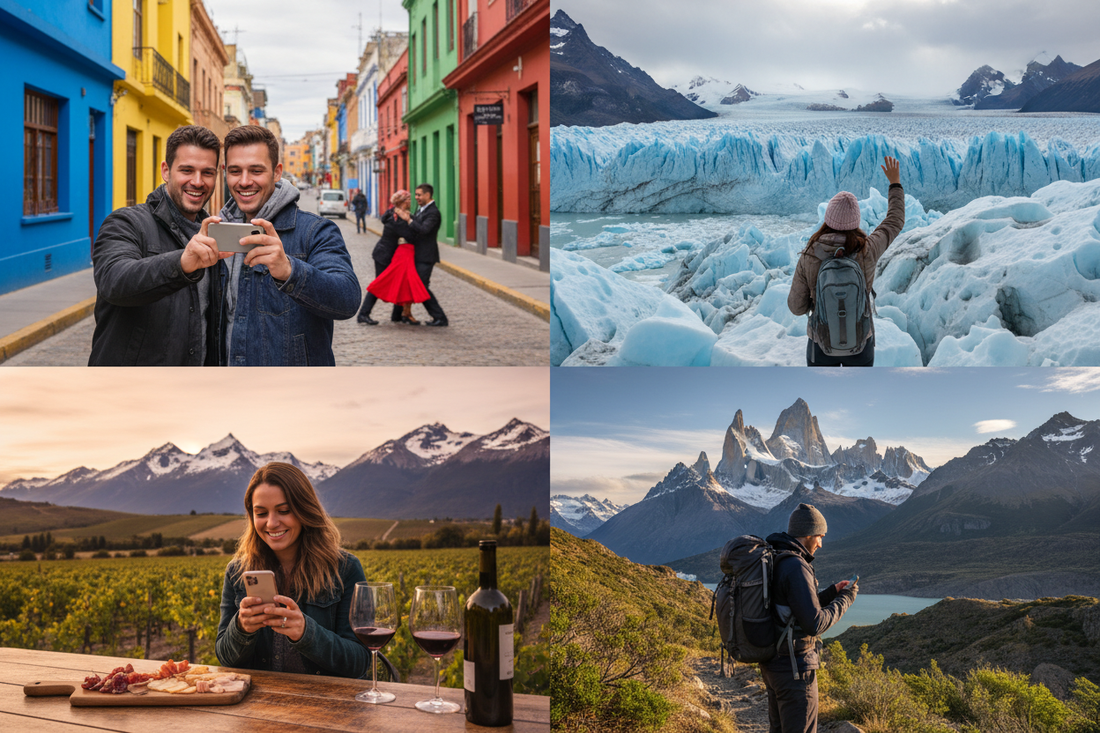 best eSIM Argentina Buenos Aires Patagonia Mendoza Bariloche instant activation no roaming AloOui - AloOui eSIM