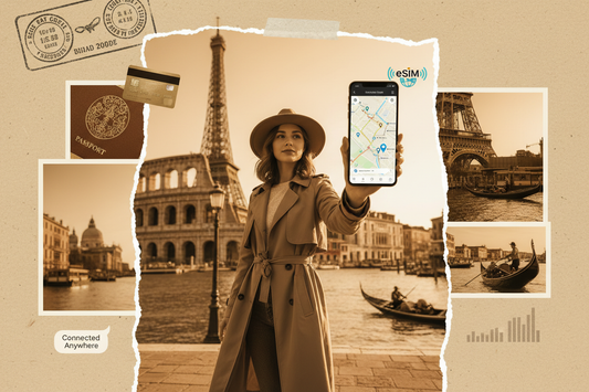 eSIM Europa 35 países Francia Alemania Italia España Grecia activación instantánea sin roaming AloOui - AloOui eSIM