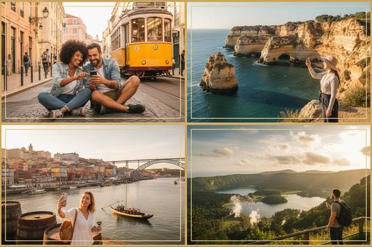 best eSIM Portugal 2026 Lisbon Porto Algarve Azores instant activation no roaming 4G 5G AloOui - AloOui eSIM