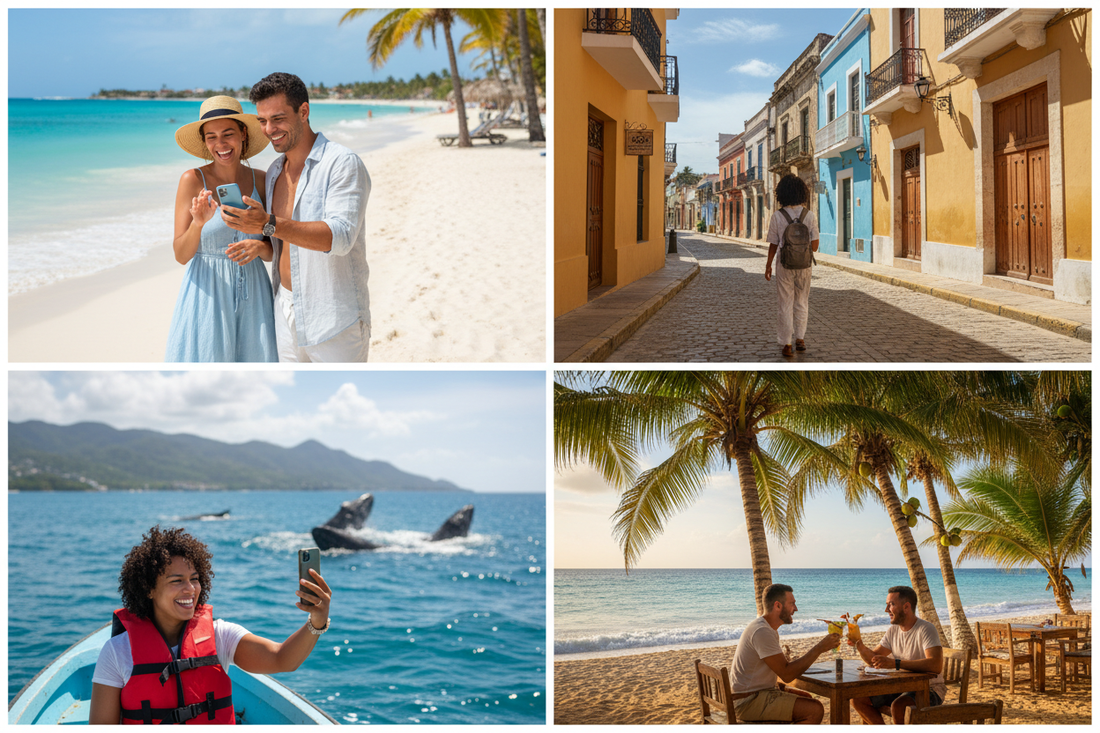 best eSIM Dominican Republic Punta Cana Santo Domingo Samana instant activation no roaming AloOui - AloOui eSIM