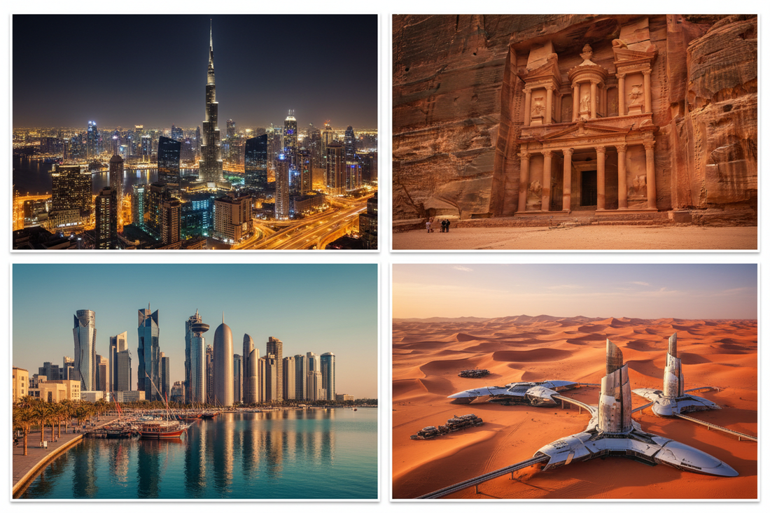  eSIM Oriente Medio Dubái Arabia Saudí Qatar Jordania activación instantánea sin roaming 5G AloOui - AloOui eSIM