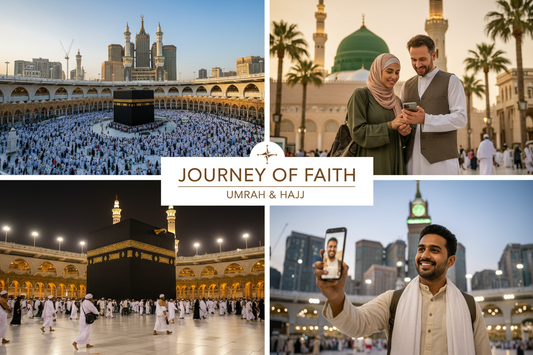 eSIM Umra Hajj Arabia Saudita Mecca Medina pellegrino attivazione istantanea senza roaming AloOui - AloOui eSIM