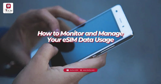 How to monitor and manage eSIM data usage on iPhone and Android — AloOui travel eSIM guide 2026 - AloOui eSIM