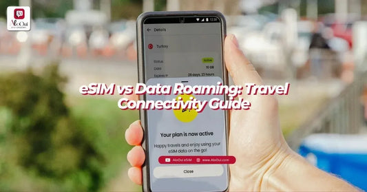eSIM vs data roaming 2026 — travel connectivity guide, why AloOui eSIM beats roaming fees - AloOui eSIM