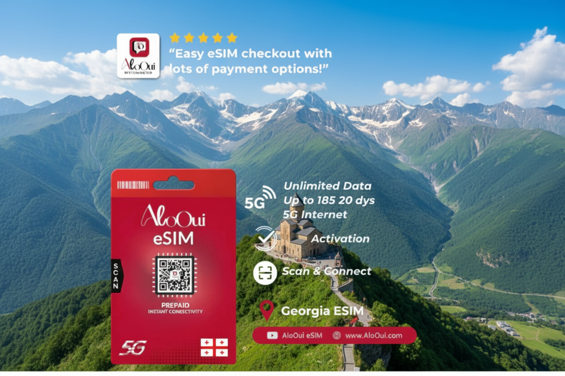 Best Unlimited eSIM for Georgia — Lite vs Essential vs Plus Comparison - AloOui eSIM