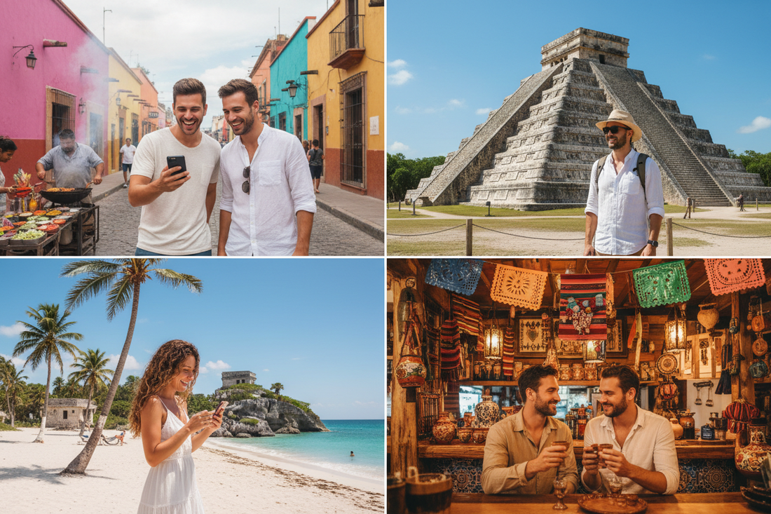 best eSIM Mexico 2026 Mexico City Cancun Tulum Oaxaca instant activation no roaming 4G 5G AloOu - AloOui eSIM