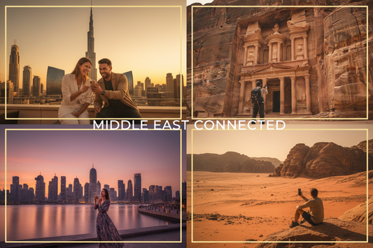 migliore eSIM Medio Oriente Dubai Arabia Saudita Giordania Qatar attivazione istantanea senza roaming AloOui - AloOui eSIM