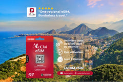 LATAM (Latin America) eSIM - AloOui eSIM