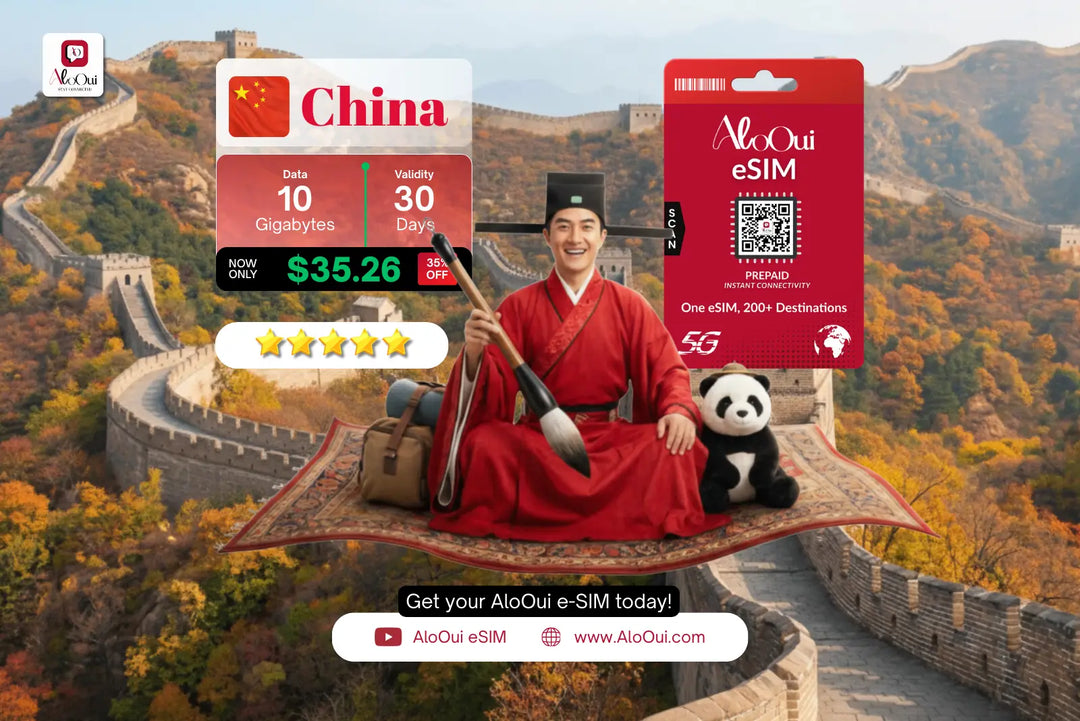 China eSIM enabling fast prepaid internet access for travelers
