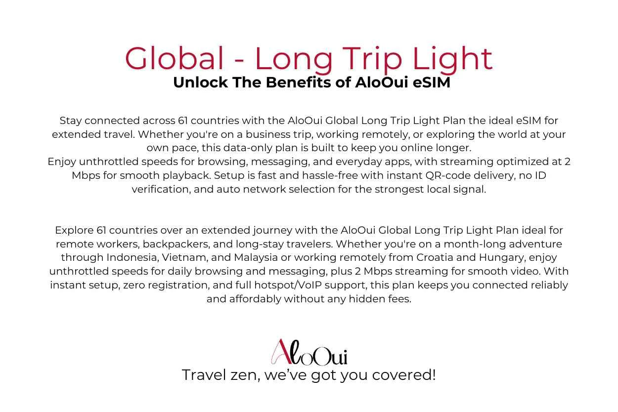 Global - Long Trip Light - AloOui